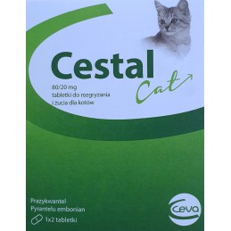 CESTAL Cat  80/20mg -...
