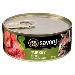 SAVORY Cat Kitten Turkey...