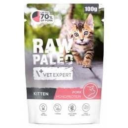 RAW PALEO Kitten Cat Pork 100g