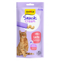 GIMCAT Cream Snack Łosoś 6x15g